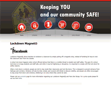 Tablet Screenshot of lockdownmagnets.com